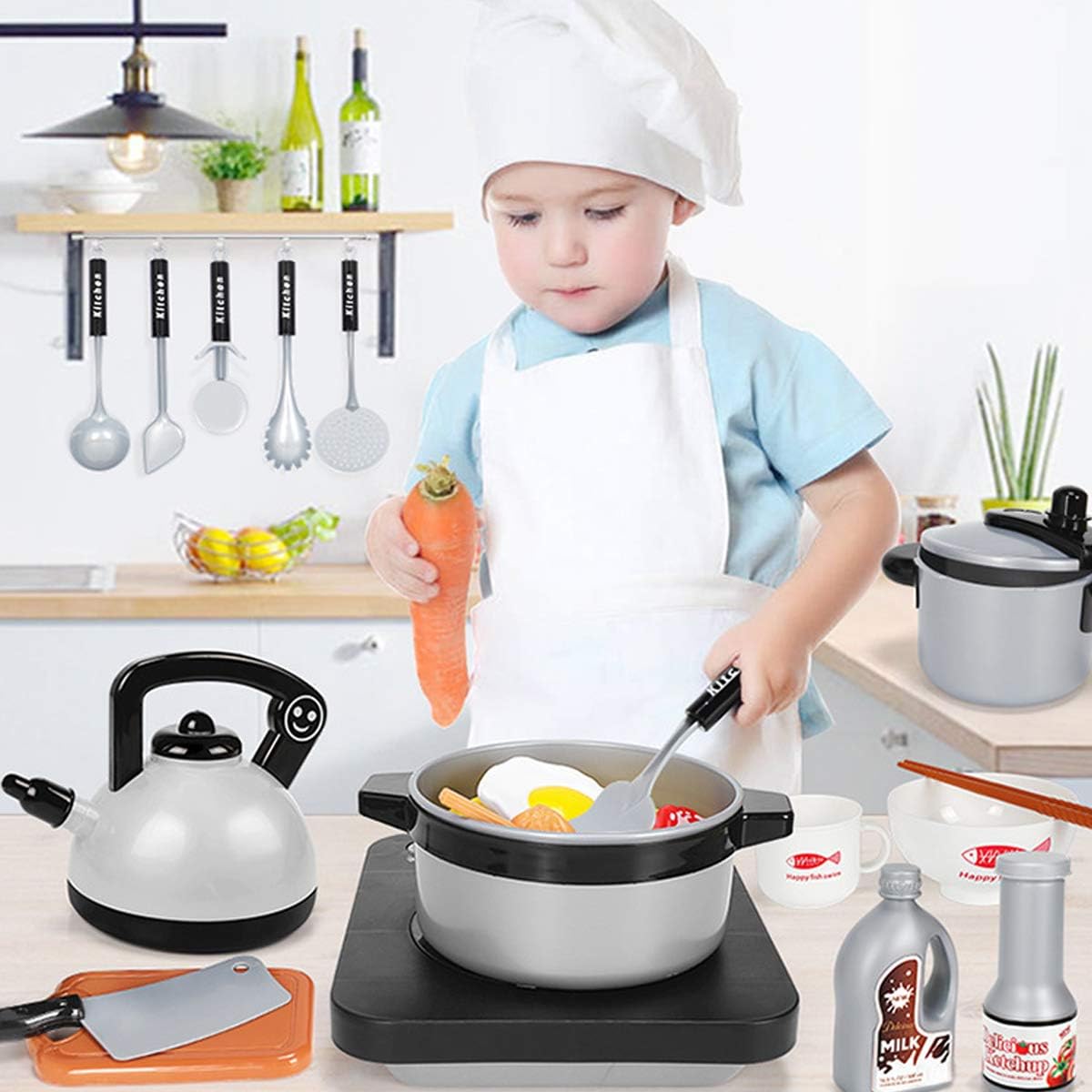 Camping Cooking With Kids - Set di giocattoli da cucina per