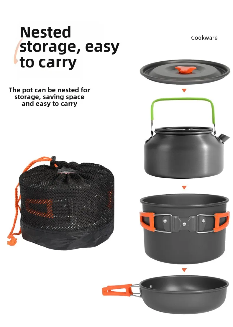 Camping Cooking Set Ds 308 - DS-308 Set da cucina da esterno