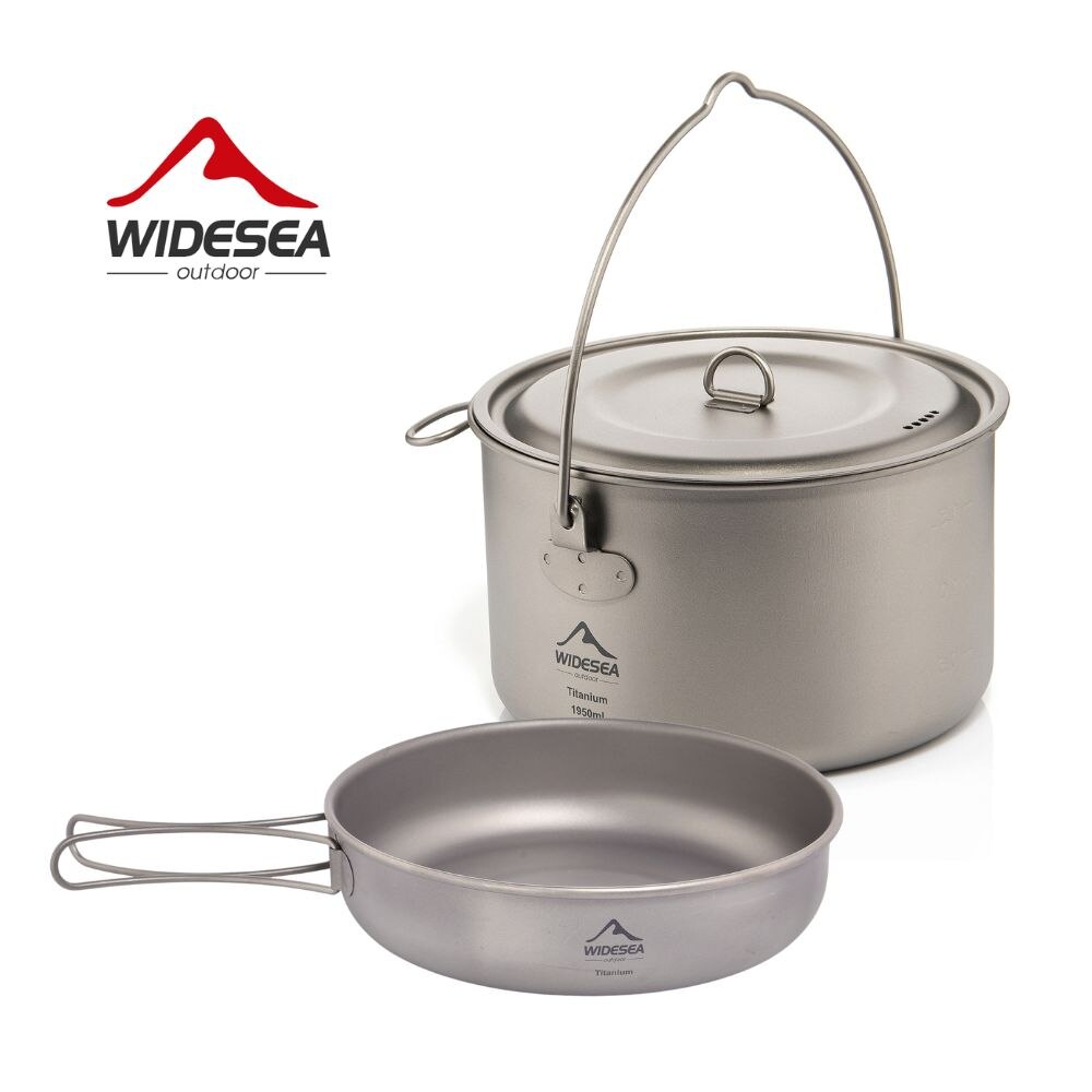 Camping Cooking Gear Set - Widesea Stoviglie da campeggio Set di