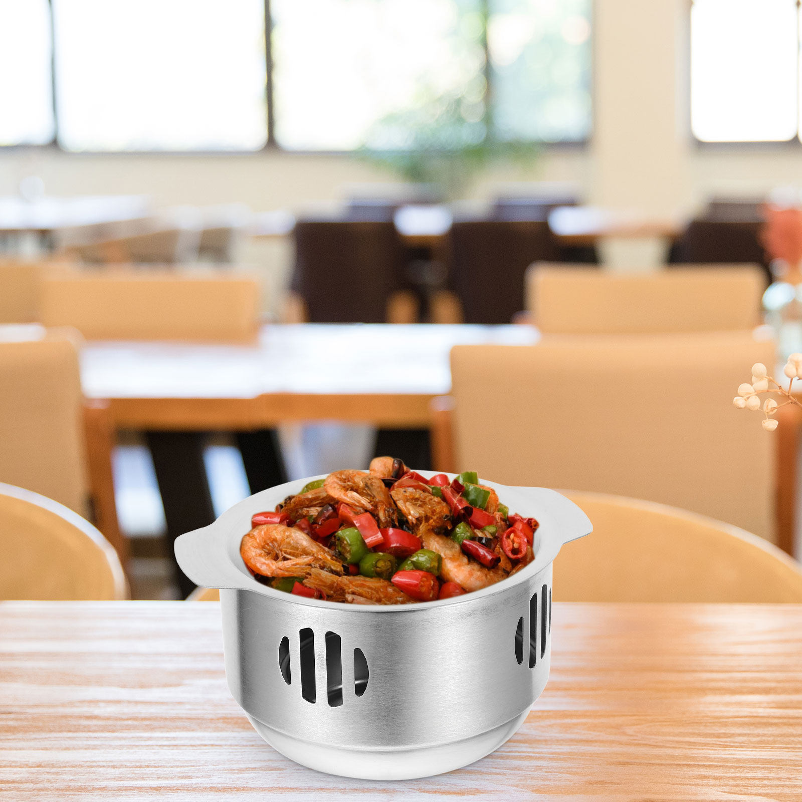 Camping Cooking Noodles - Set di Pentole in Acciaio Inox