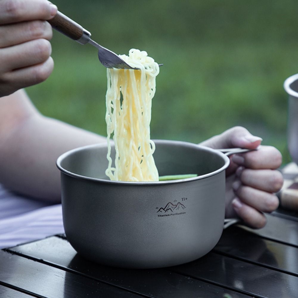 Camping Cooking Noodles - Pentola da Campeggio Compatta in Lega