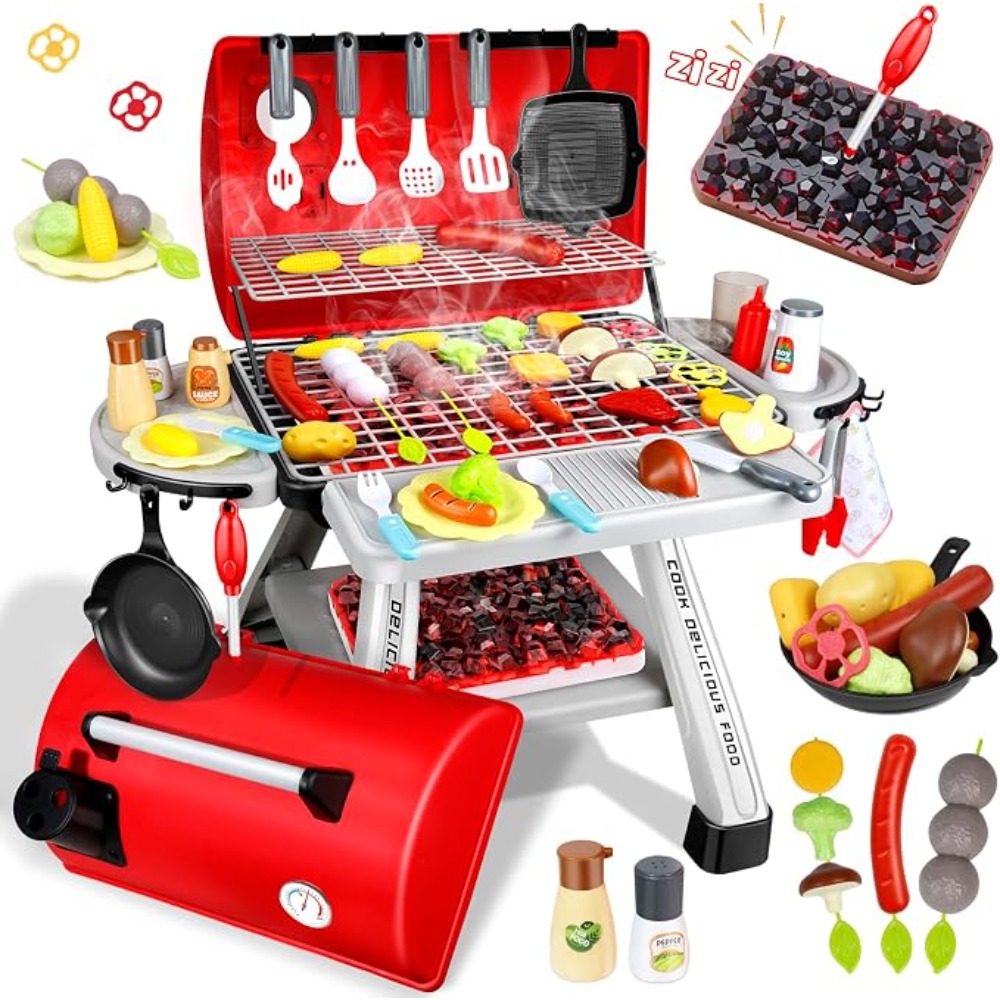 Camping Cooking With Kids - Set Giocattolo Barbecue per Bambini, Gioco
