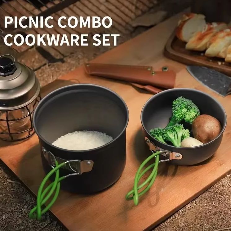 Camping Cooking Gear Set - Kit da Cucina per Escursioni e