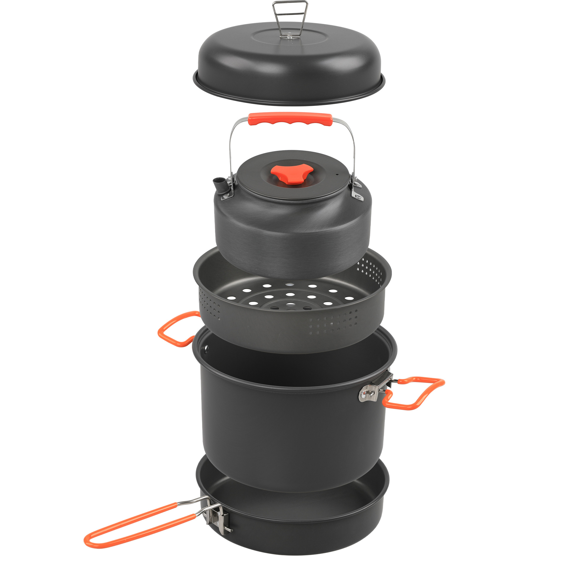 Camping Cooking Frying Pan - Set di pentole da esterno pentola