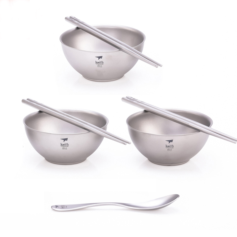 Camping Cooking Noodles - Set da cucina Keith, ciotola in