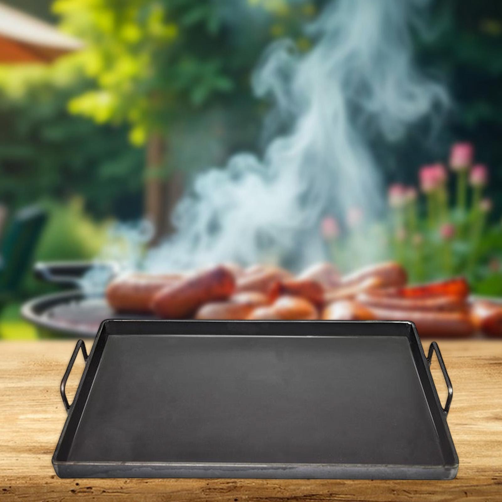 Camping Cooking Frying Pan - Piastra in Ghisa per Cucinare, Padella