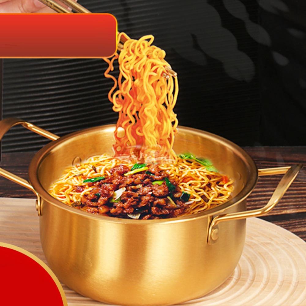 Camping Cooking Noodles - Pentola per ramen coreana in acciaio