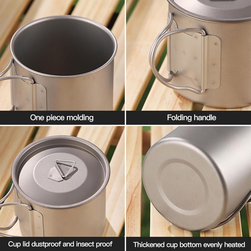 Tazza da campeggio in titanio  - Camping Cooking Set With Bag recensione e prezzo