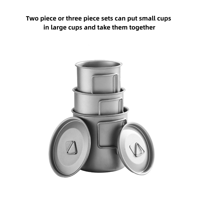 Tazza da campeggio in titanio  - Camping Cooking Set With Bag recensione e prezzo