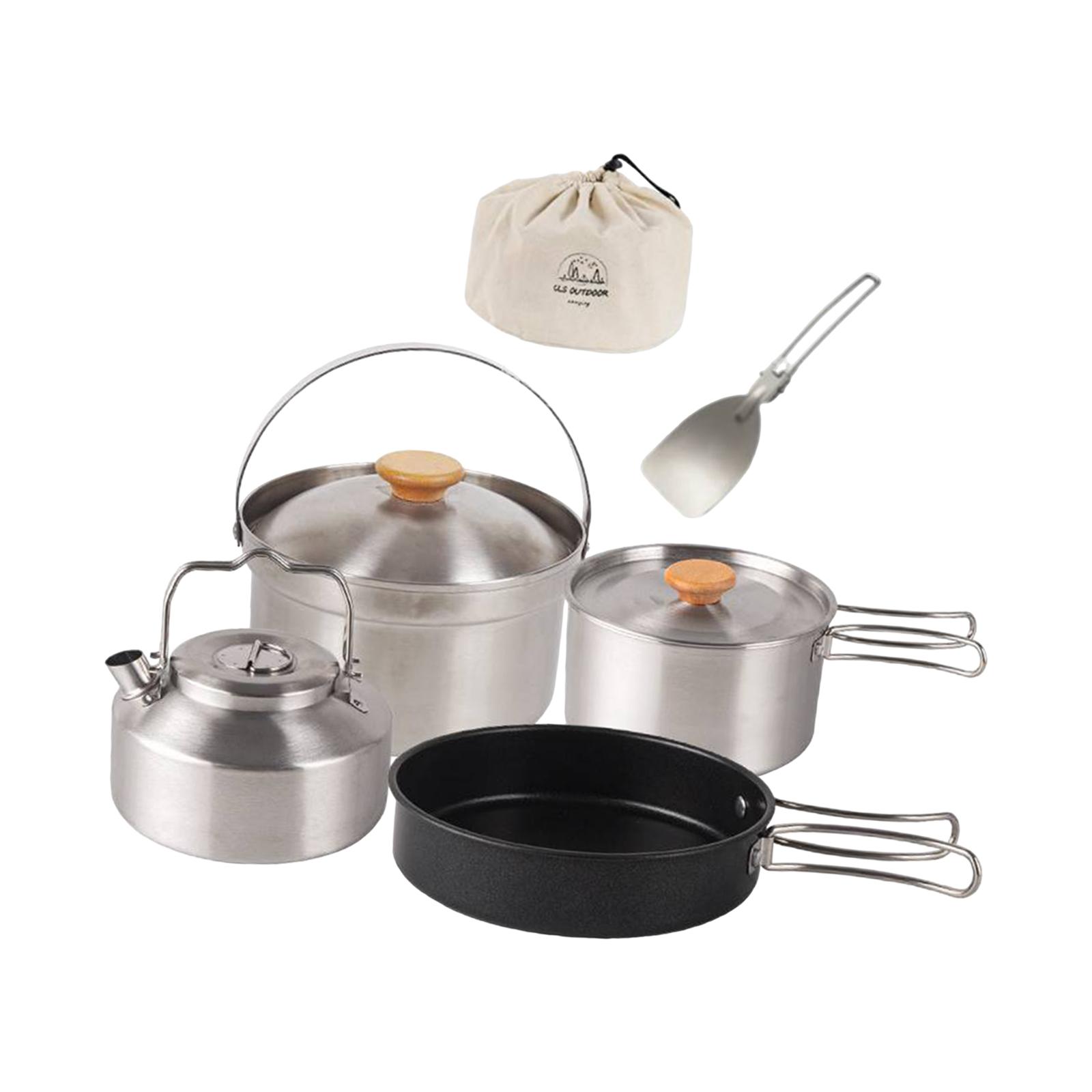 Pentole da campeggio Attrezzat - Camping Cooking Gear Set recensione e prezzo