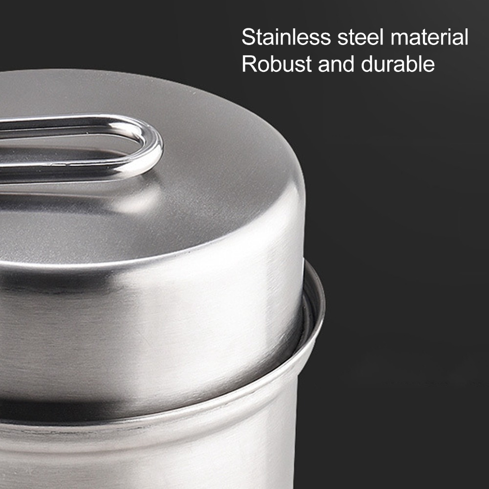 Set di pentole da campeggio in - Camping Cooking Pot Stainless Steel recensione e prezzo