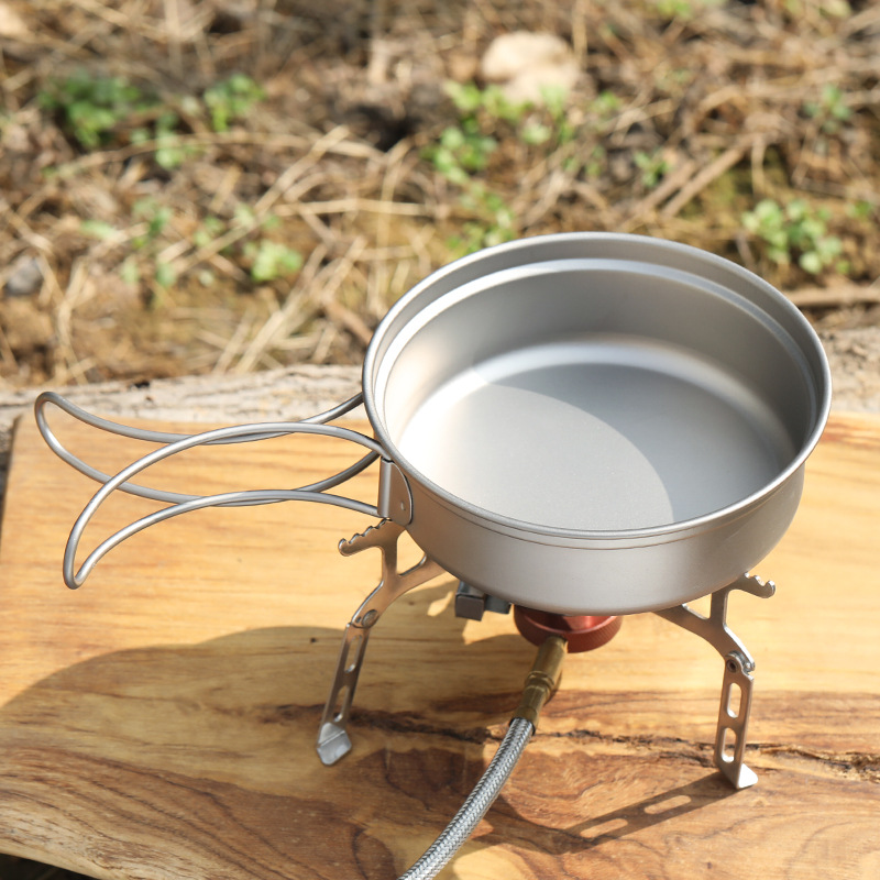 Padella da campeggio in titani - Camping Cooking Frying Pan recensione e prezzo