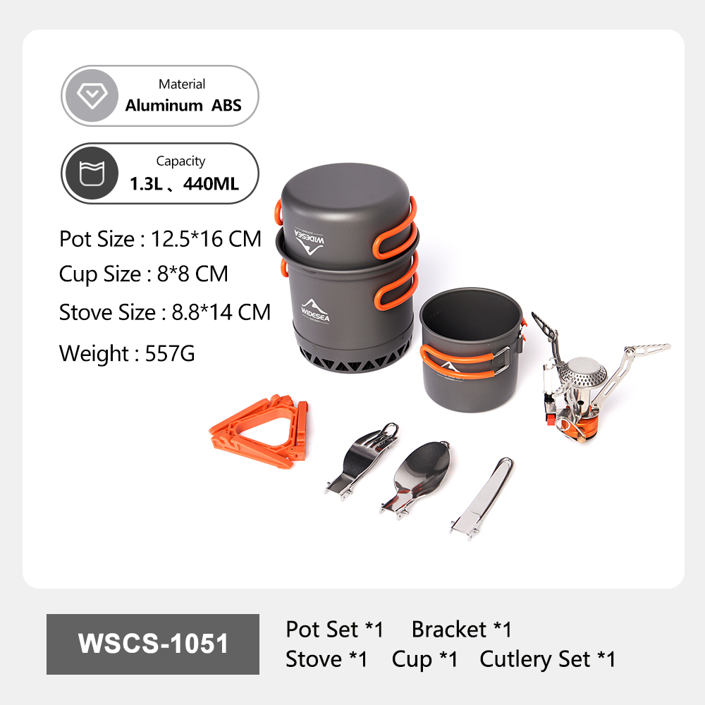 Widesea Set di pentole da camp - Camping Cooking And Eating Set recensione e prezzo