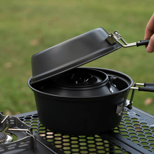 Set di pentole da campeggio in - Camping Cooking Gear Set recensione e prezzo