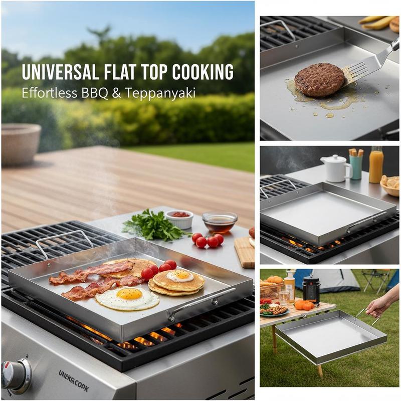 Piastra universale piatta 18x1 - Camping Cooking Pot Stainless Steel recensione e prezzo