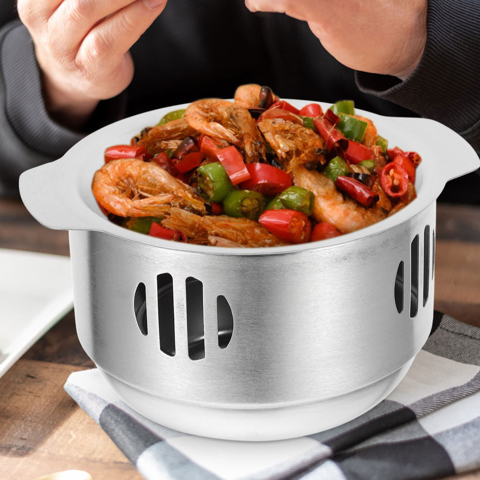 Set di Pentole in Acciaio Inox - Camping Cooking Noodles recensione e prezzo
