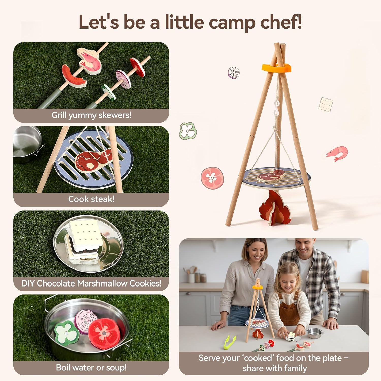 Set Giocattolo da Campeggio in - Camping Cooking With Kids recensione e prezzo