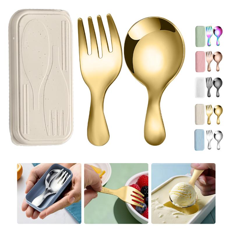 Forchetta cucchiaio portatile  - Camping Cooking And Eating Set recensione e prezzo