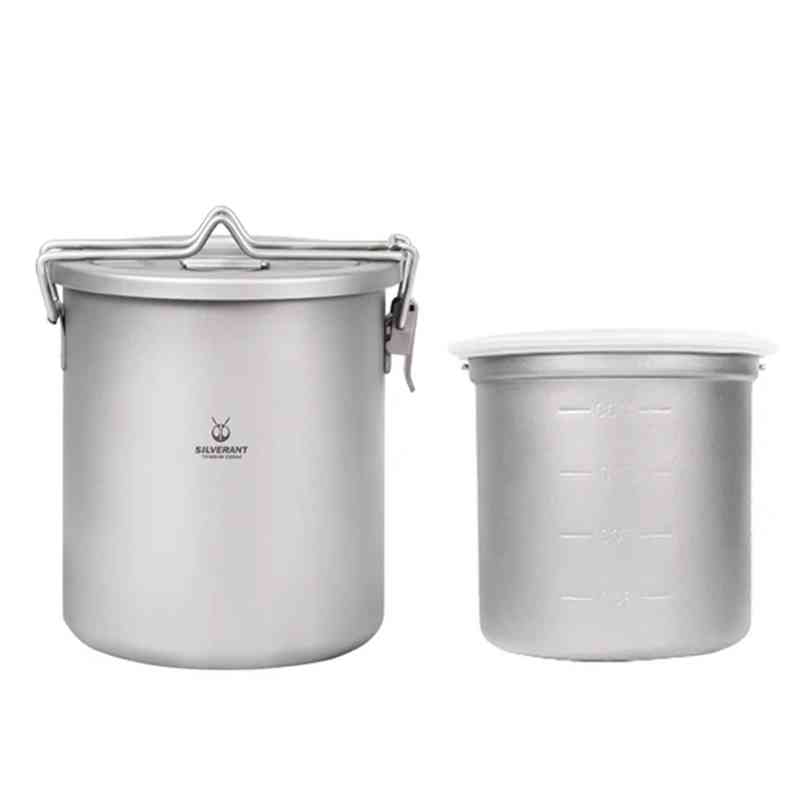 Silverant Camping Titanium Pot - Camping Cooking Set With Bag recensione e prezzo