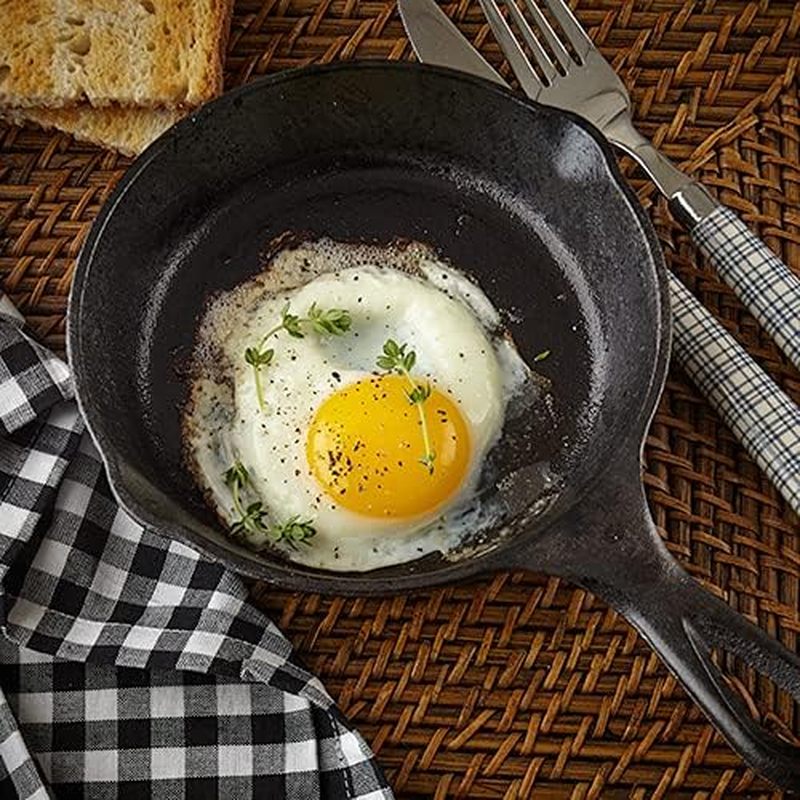 Padella in ghisa da 6 pollici, - Camping Cooking Frying Pan recensione e prezzo
