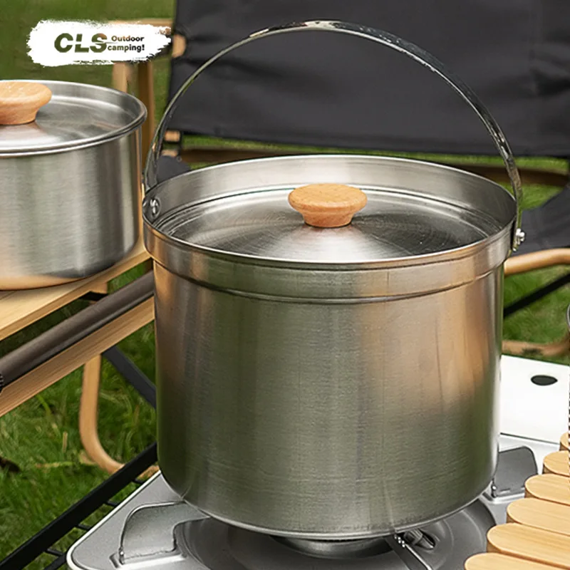 NOBANA&CLS Set di Pentole da C - Camping Cooking Pot Stainless Steel recensione e prezzo