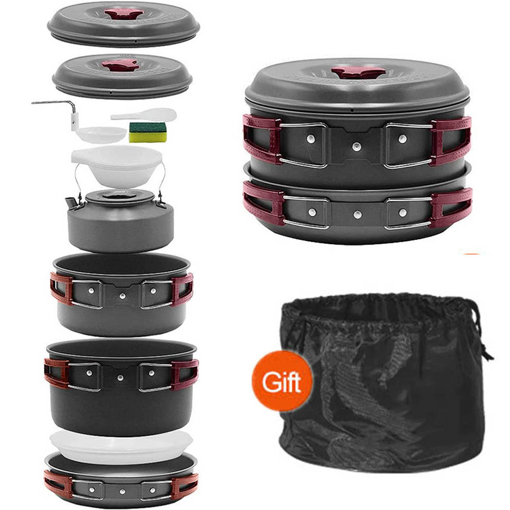 Pentola da picnic per 3-4 pers - Camping Cooking Set With Bag recensione e prezzo