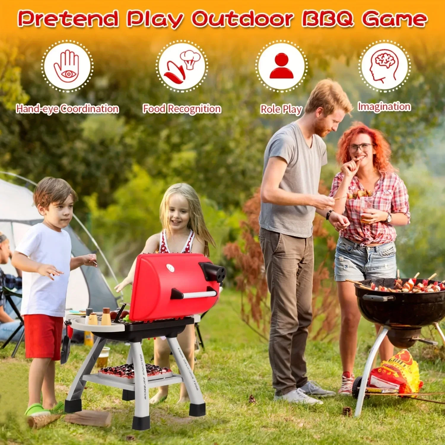Set di giocattoli per barbecue - Camping Cooking With Kids recensione e prezzo