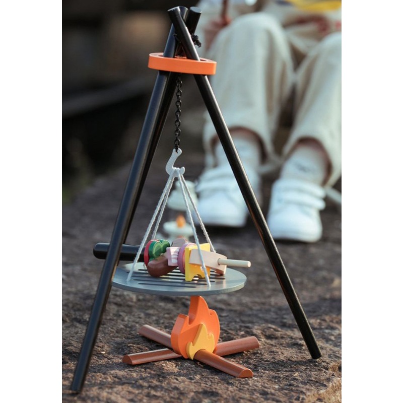 Set da campeggio in legno per  - Camping Cooking With Kids recensione e prezzo
