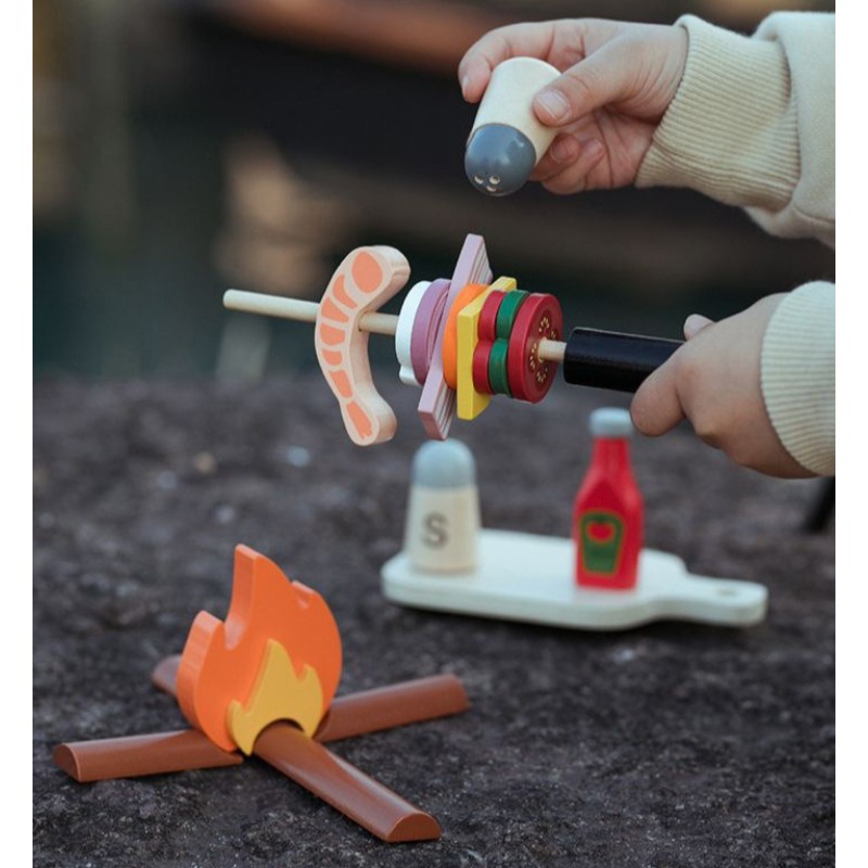 Set da campeggio in legno per  - Camping Cooking With Kids recensione e prezzo