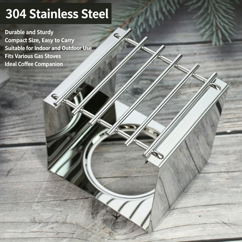 Supporto Quadrato in Acciaio I - Camping Cooking Pot Stainless Steel recensione e prezzo