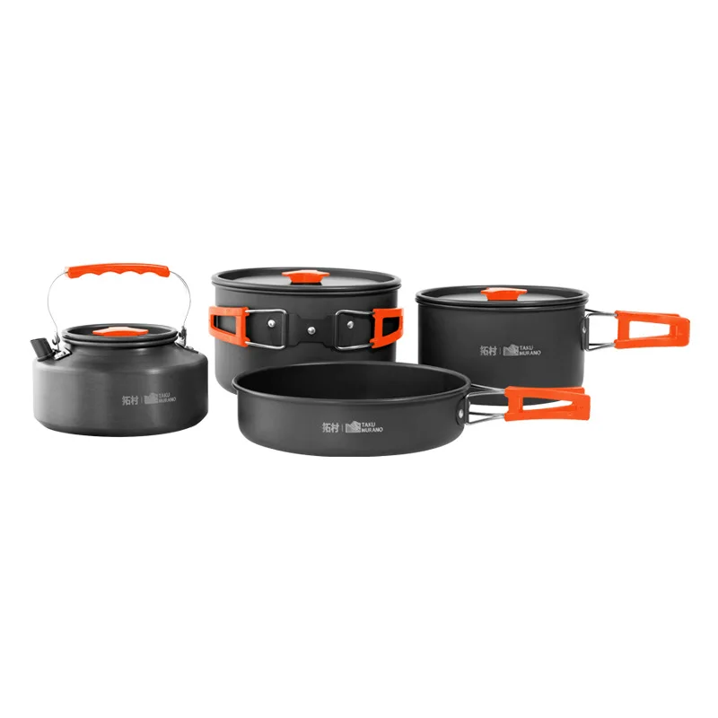 Set di pentole da campeggio, s - Camping Cooking Set With Bag recensione e prezzo