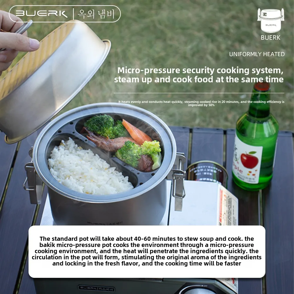 Pentola multifunzionale per co - Camping Cooking Pot Stainless Steel recensione e prezzo