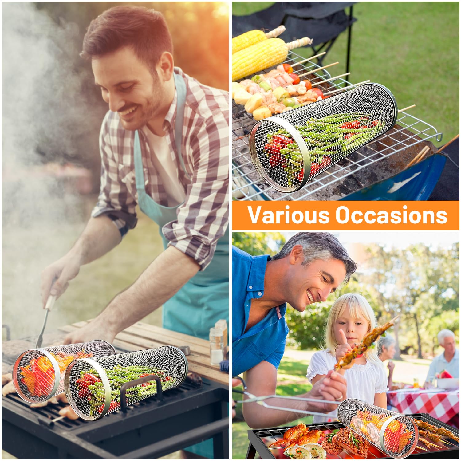 Cestini per grigliare da 2 pez - Camping Cooking Gear Set recensione e prezzo