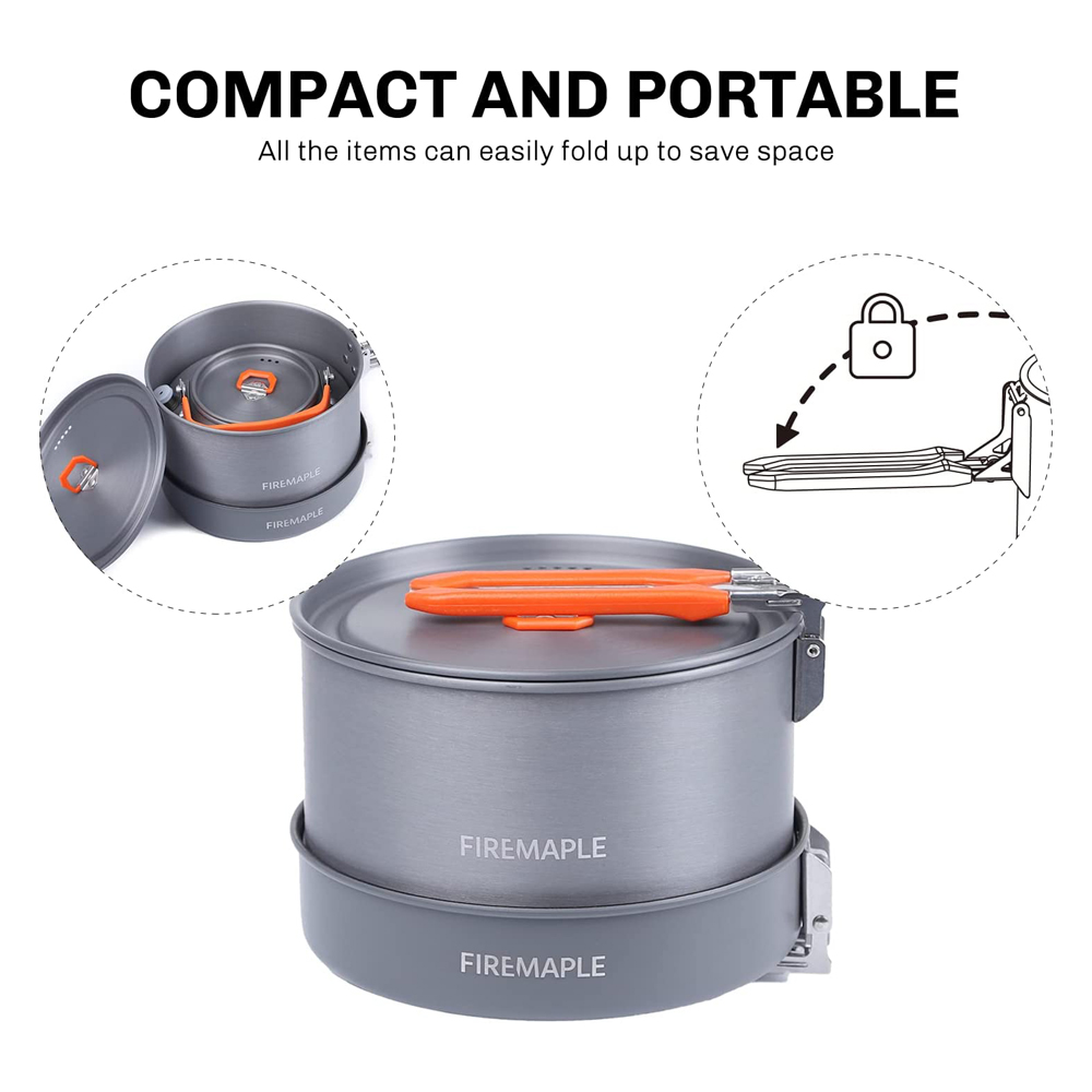 Fire Maple Campeggio Pentolame - Quechua Camping Cooking Set recensione e prezzo