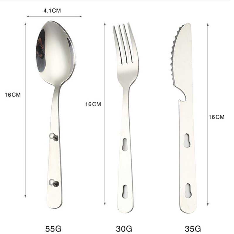 Set di 3 pezzi di posate da ca - Quechua Camping Cooking Set recensione e prezzo