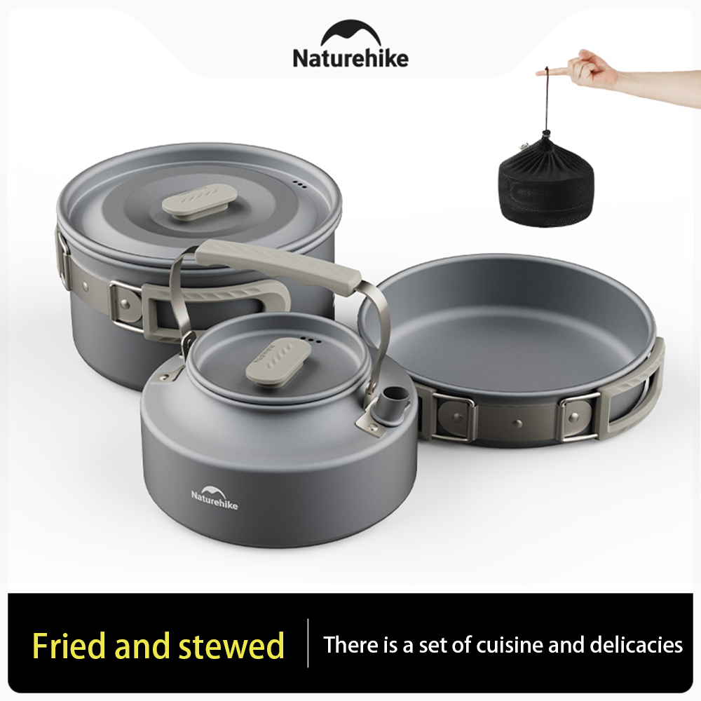 Naturehike Set di pentole da e - Camping Cooking Pot Stainless Steel recensione e prezzo